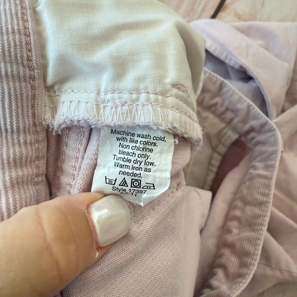J. Crew Soft Pink Matchstick Straight Cut Corduroy Pants Size 27S Woman’s - Picture 9 of 9